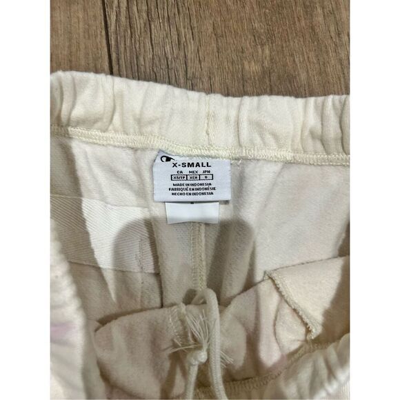 Champion Womens Jogger Sweatpants  Off White Purple Tie Dye Cozy Comfort - Picture 5 of 6